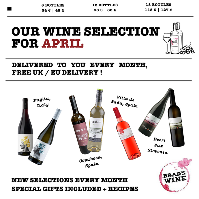 Brad's April Wines Are Now Released - Subscribe Online!