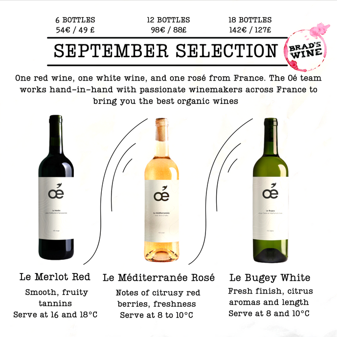 Three Fresh and Fruity French Wines from 0é This September - Subscribe Now!