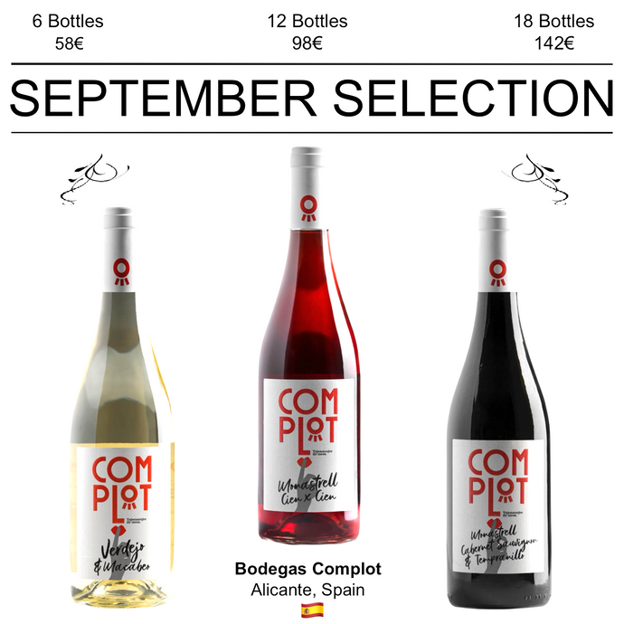 Brad Showcases 3 Bodegas Complot Wines in the September Subscription Case
