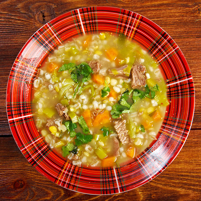 Traditional Scotch Broth Married with Cabernet Franc